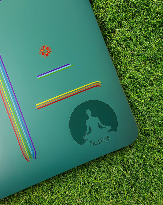 Mat Yoga Antideslizante Con Diseño Alineación | Marca Senza