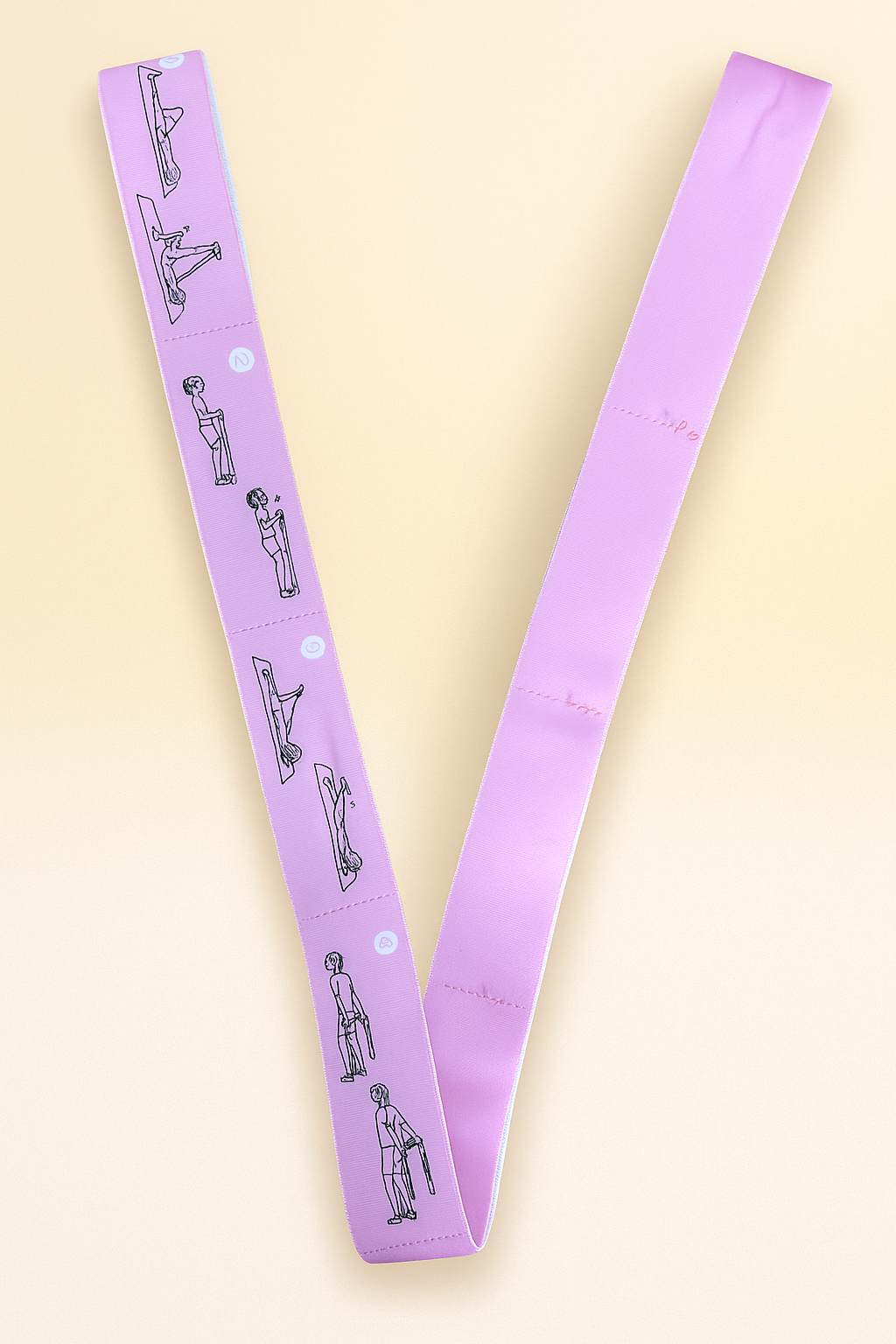 Banda Elástica de Yoga Senza con Guía de Ejercicios