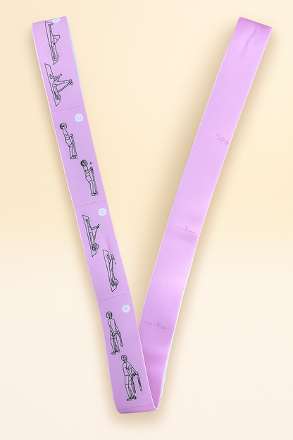 Banda Elástica de Yoga Senza con Guía de Ejercicios