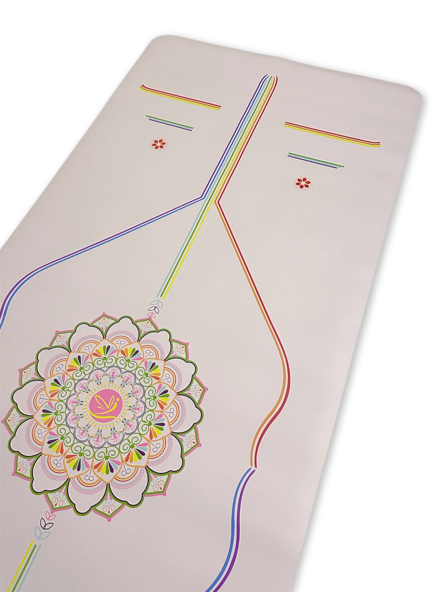 Mat Yoga Antideslizante Con Diseño Alineación | Marca Senza