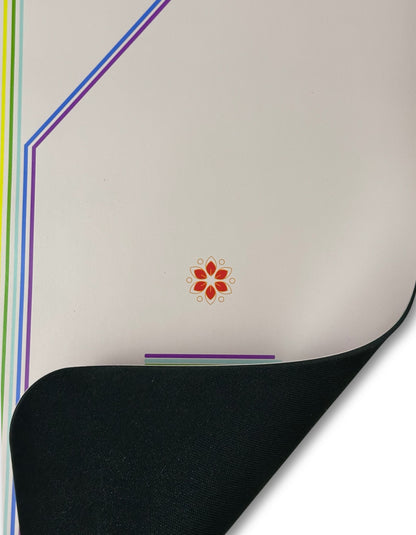 Mat Yoga Antideslizante Con Diseño Alineación | Marca Senza