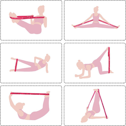 Banda Elástica de Yoga Senza con Guía de Ejercicios