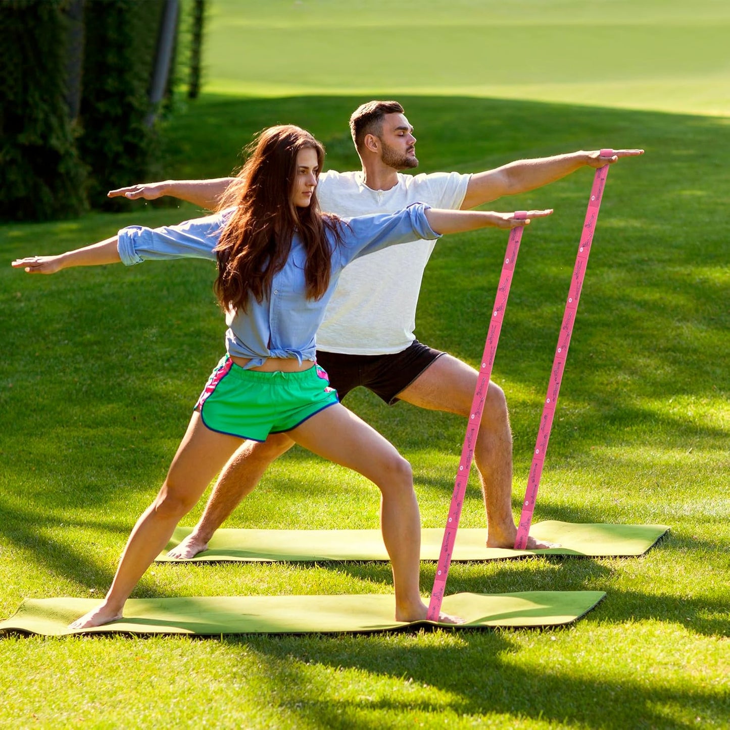 Banda Elástica de Yoga Senza con Guía de Ejercicios