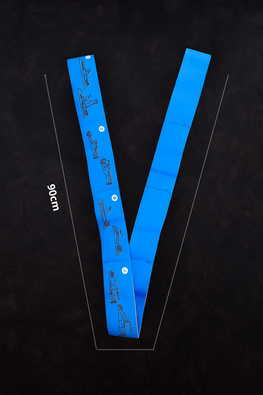 Banda Elástica de Yoga Senza con Guía de Ejercicios