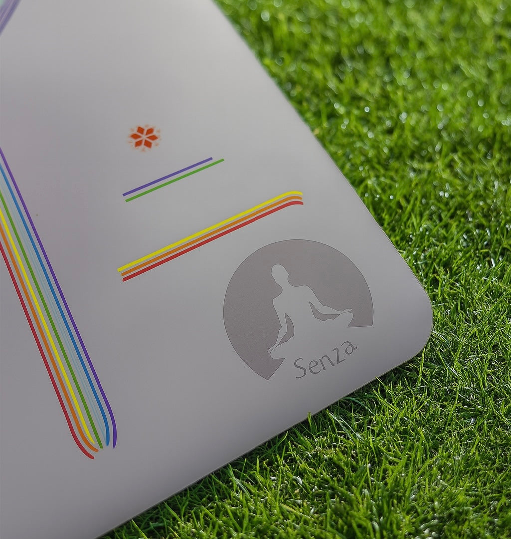 Mat Yoga Antideslizante Con Diseño Alineación | Marca Senza