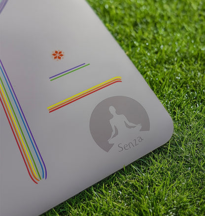 Mat Yoga Antideslizante Con Diseño Alineación | Marca Senza