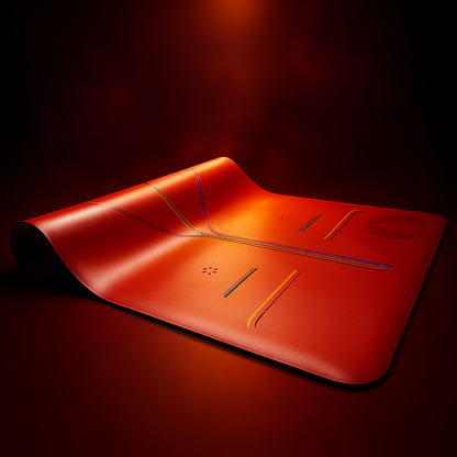 Mat Yoga Antideslizante Con Diseño Alineación | Marca Senza