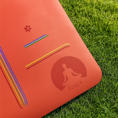 Mat Yoga Antideslizante Con Diseño Alineación | Marca Senza