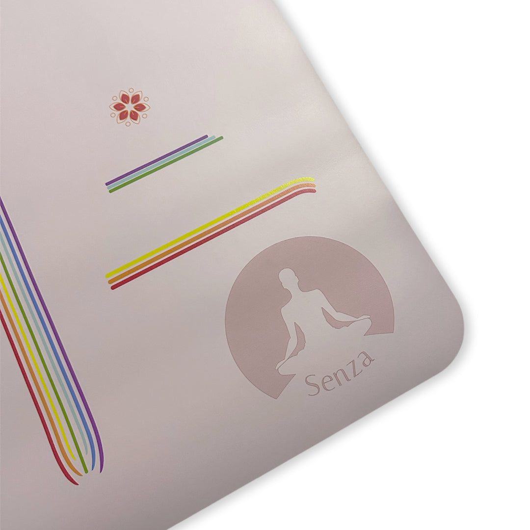 Mat Yoga Antideslizante Con Diseño Alineación | Marca Senza