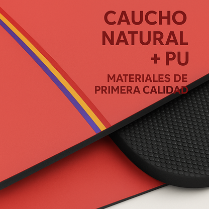 Mat Yoga Antideslizante Con Diseño Alineación | Marca Senza