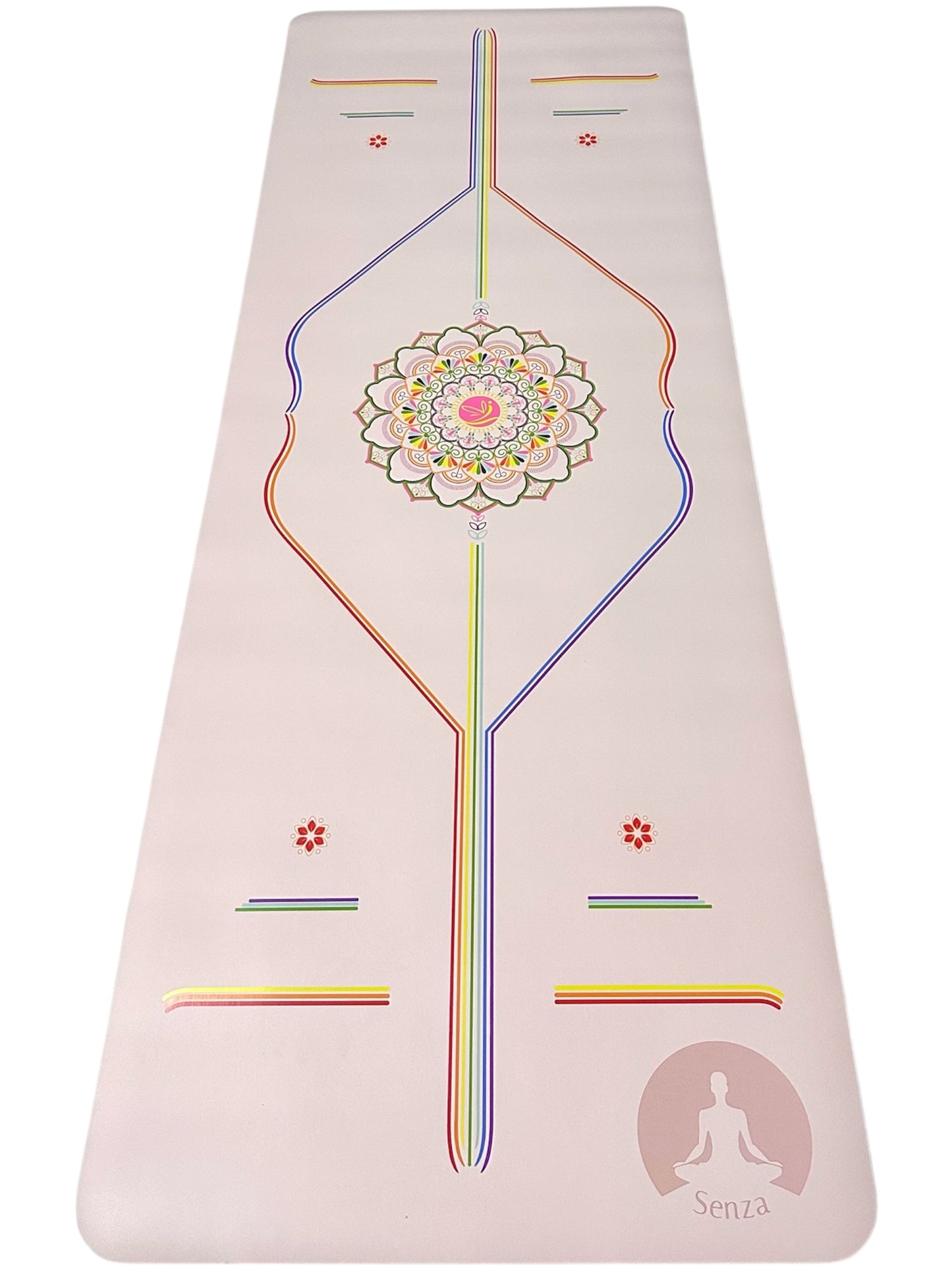 Mat Yoga Antideslizante Con Diseño Alineación | Marca Senza
