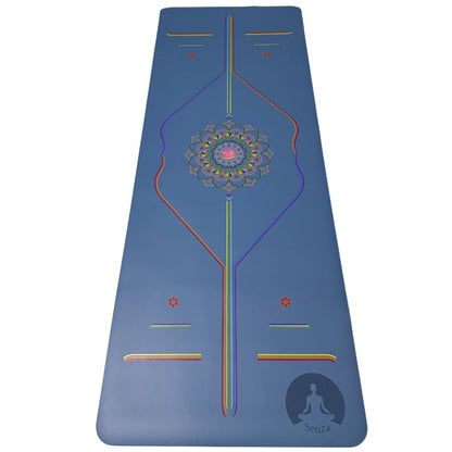 Mat Yoga Antideslizante Con Diseño Alineación | Marca Senza