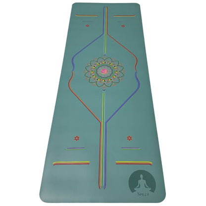 Mat Yoga Antideslizante Con Diseño Alineación | Marca Senza