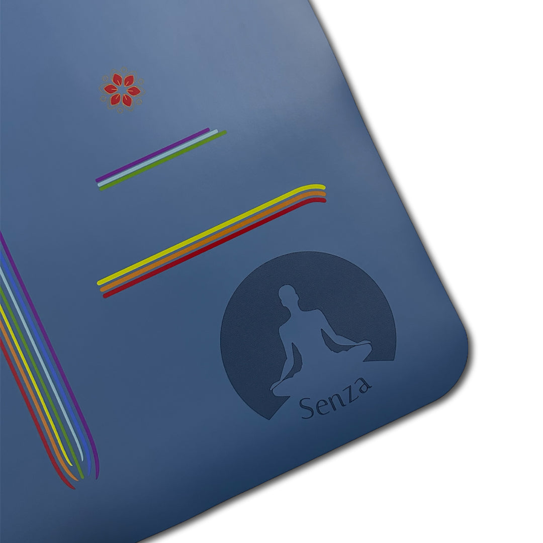 Mat Yoga Antideslizante Con Diseño Alineación | Marca Senza