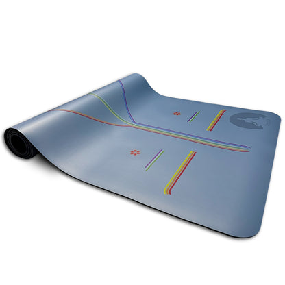 Mat Yoga Antideslizante Con Diseño Alineación | Marca Senza