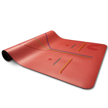 Mat Yoga Antideslizante Con Diseño Alineación | Marca Senza